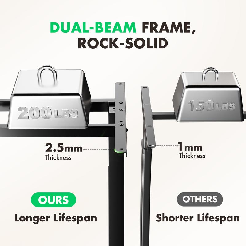 63" L-Shaped Electric Standing Desk with Ergonomic Monitor Shelf & Memory Controller for Home Office & Gaming Workstation