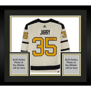 Framed Tristan Jarry Pittsburgh Penguins Autographed 2023 Winter Classic Adidas Authentic Jersey - Fanatics Authentic Certified - NHL Memorabilia