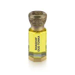 Swiss Arabian Shaghaf Oud Tonka Concentrated Perfume Oil 12ml – Sweet Vanilla Almond Gourmand Fragrance for Unisex