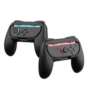 Hand Grips for   2 Joycon Controller Grip Handle Holder Attachment Accessories for  2 Joy-Con, Black & 2 Pack