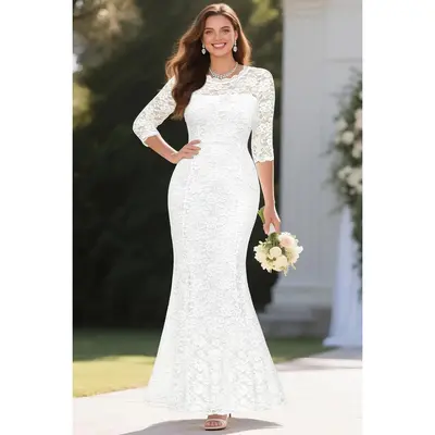 amazon bridal dresses 7 wedding to shop on from Rodarte's collection Aries Tuttle Luxury Gold Mermaid