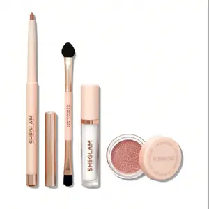 SHEGLAM Lip Dazzler Glitter Kit - Long-Lasting Glitter Lip Gloss in Pink Y2K Shade, Non-Sticky Formula, Limited Edition Cosmetic - Glossy