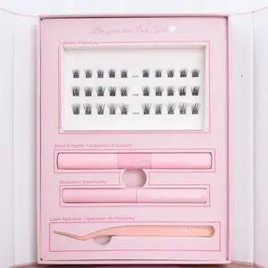 Lash Clusters BQ02 - DIY Lash Extension Kit for Beginners Affordable & Convenient Home Application Skill Development Without Training Eyelashes Makeup