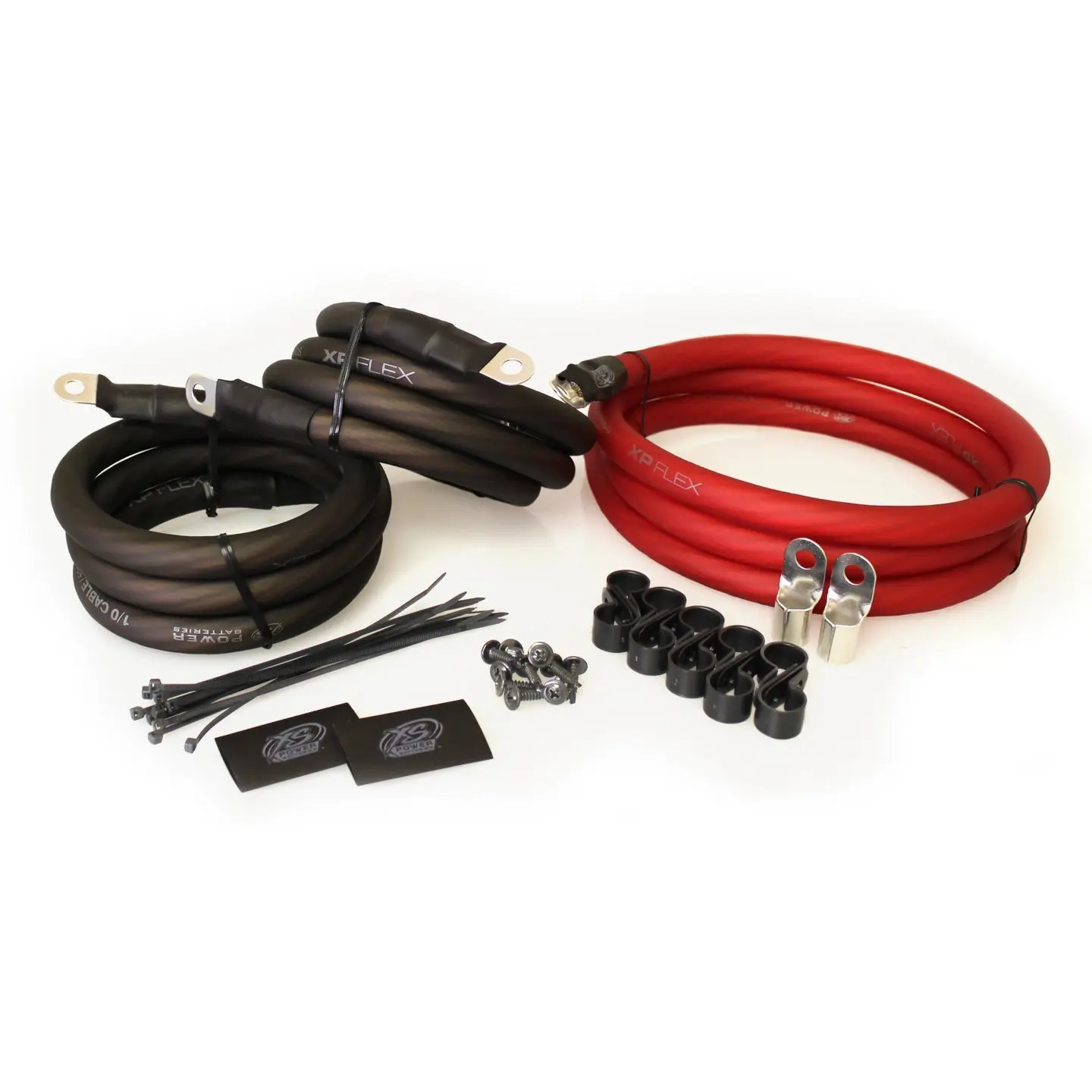 XS Power BIG3-RD XP FLEX, Red 1/0 AWG, 250A Big 3 Upgrade Kit