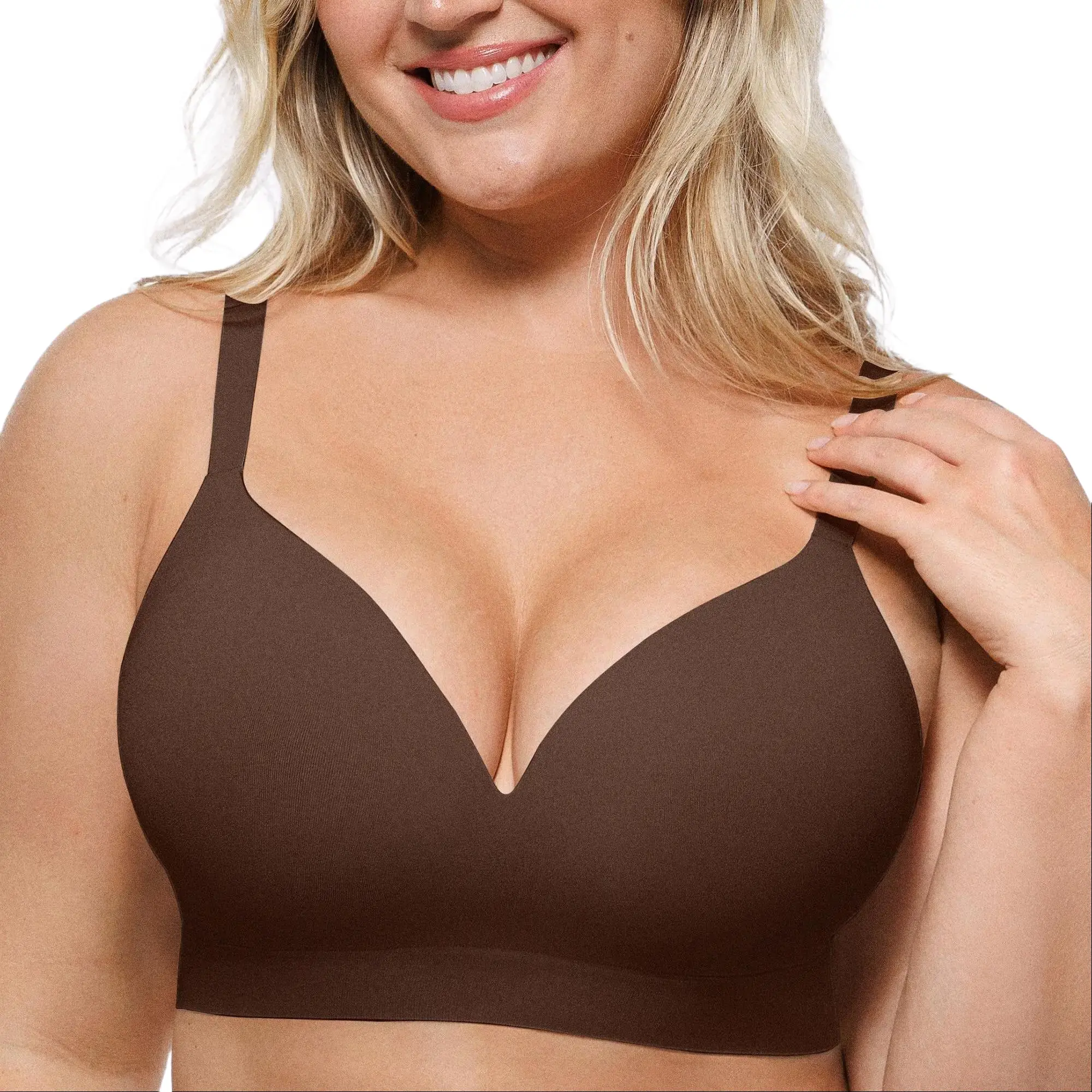 SHAPELLX OceanHug Oyster Reborn T-Shirt Bra Adjustable Bras Underwire Unlined Bra SHAPELLX OceanHug Oyster Reborn T-Shirt Bra Adjustable Bras Underwire Unlined Bra