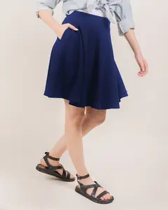 Knee-Length Flared Skirt