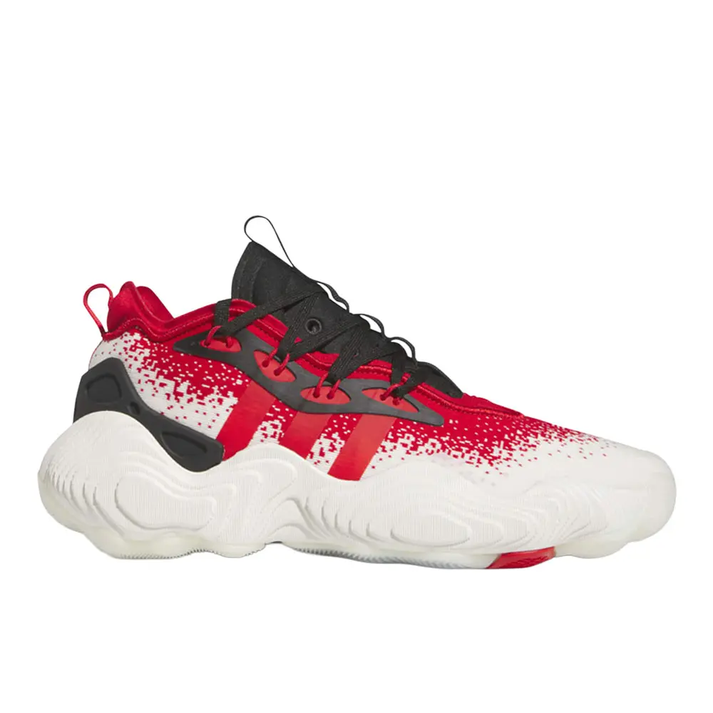 adidas Mens Trae Young 3 Basketball Sneakers Shoes - White