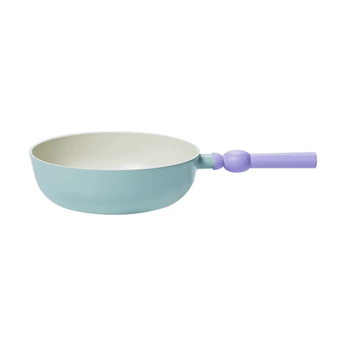 NEOFLAM BETTER FINGER Cast Aluminum Wokpan Blue 9"