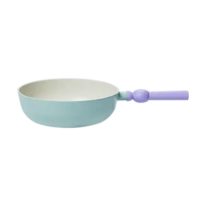 NEOFLAM BETTER FINGER Cast Aluminum Wokpan Blue 9"