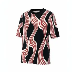 Pre-owned MONCLER Cotton Small Leather Goods JW Anderson ALL OVER PRINT T shirt