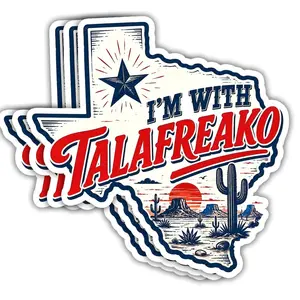 I'm with Talafreako James Talarico Vote Talarico 2026 Waterproof Vinyl Sticker Texas Political Activist Decal KGR