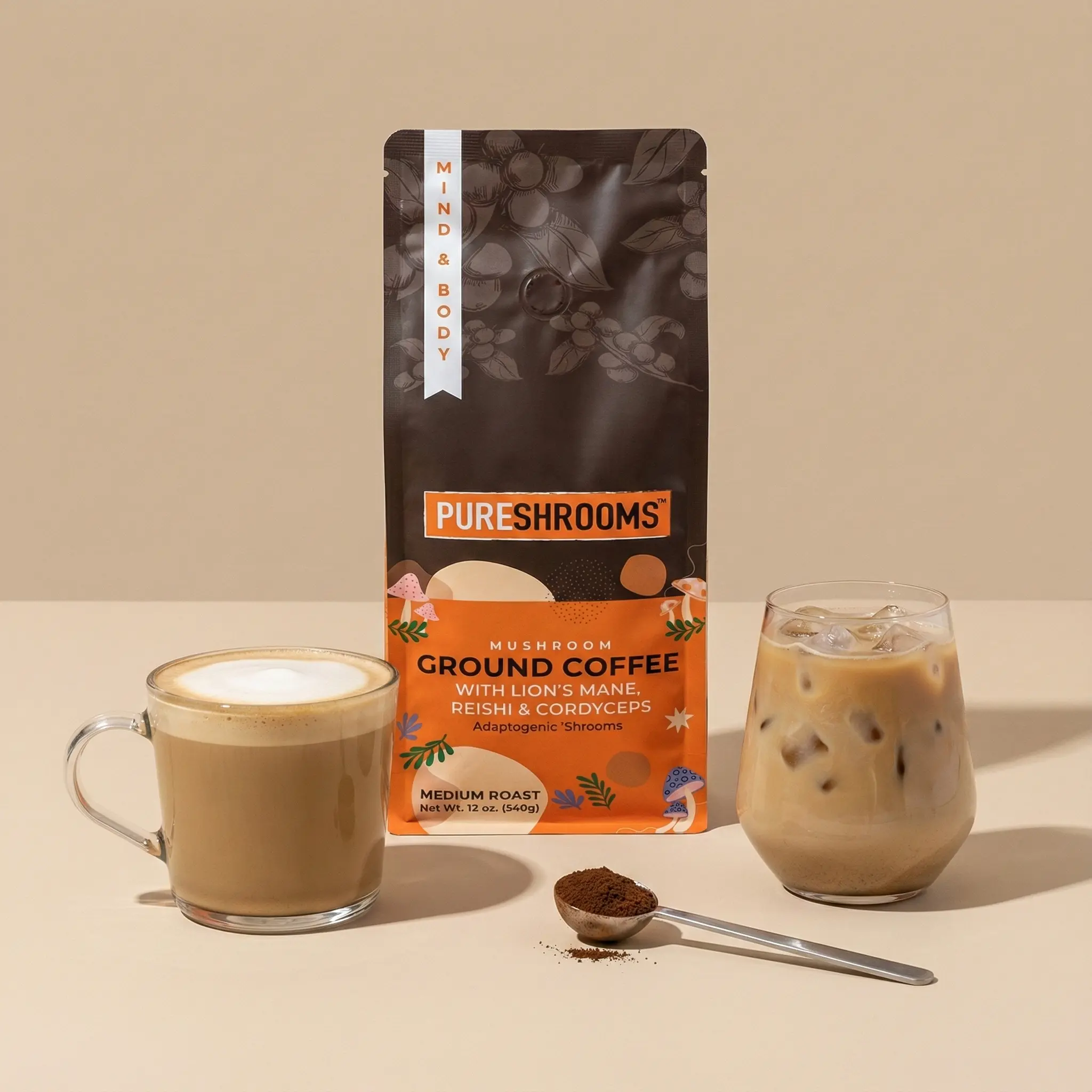 Mind & Body Ground Mushroom Coffee
