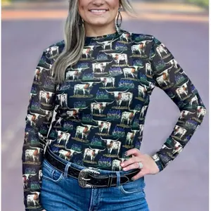 Somewhere In Texas Mesh Top