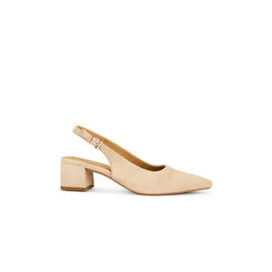 Vagabond Shoemakers Marta Suede Slingback Pump in Safari