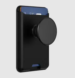 popsockets Black Softgoods MagSafe PopWallet+ - Collections:  Marvel Captain America