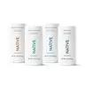 NATIVE Aluminum-Free Deodorant Stick Discovery Set – 4-Pack, 2.65 oz, 72HR Odor Protection