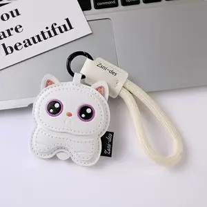 Cat-themed phone keychain pendant, casual-style accessory suitable for luggage tags, backpacks, wallets, and other gifts Metal Water Proof