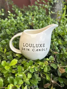 LouLuxe Skin Candle A Thousand Wishes Fragrance Natural Coconut Oil Shea Butter Soy Wax Moisturizing Scented Decor Perfume Aroma