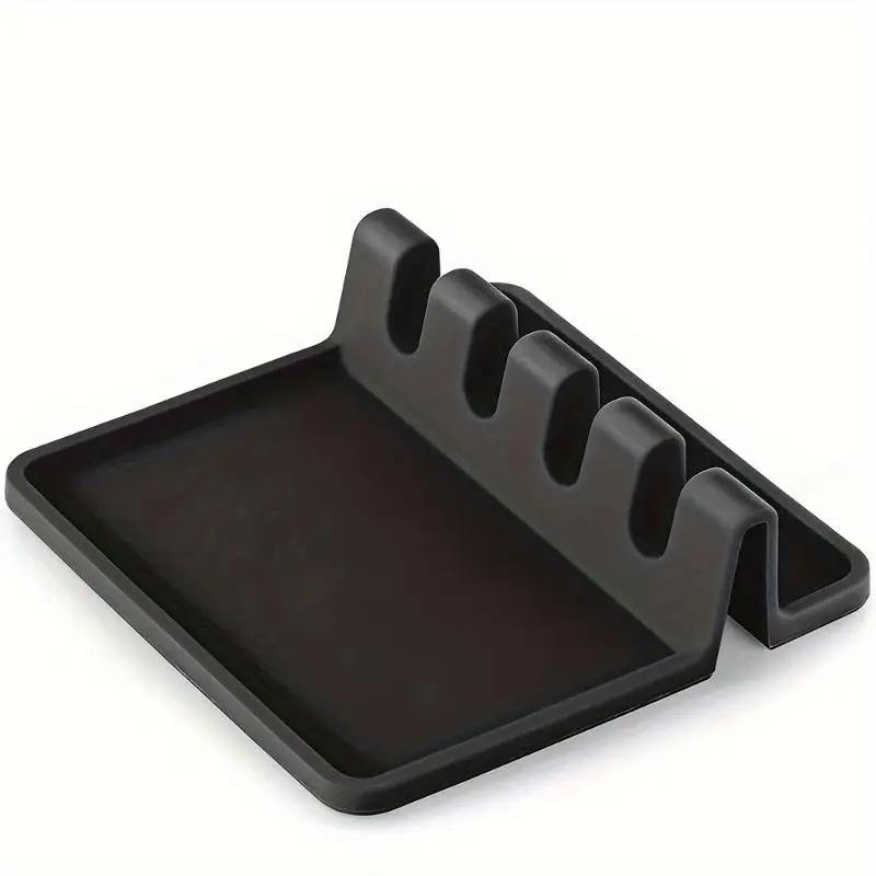 Silicone Utensil Holder, Heat Resistant Spoon Rest, Kitchen Utensil Holder, Kitchen Essential for Stove Spoons, Spoons, and Tongs, Cutlery, Kitchenware