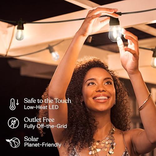 Brightech Ambience Pro Solar Powered Outdoor String Lights