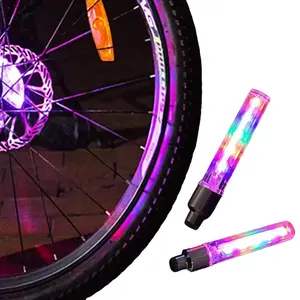 RGB Bike Wheel Lights - Waterproof LED Tire Lights for Night Riding,Cool Bicycle Accessories for Adults,Decoration Lights for Safety
