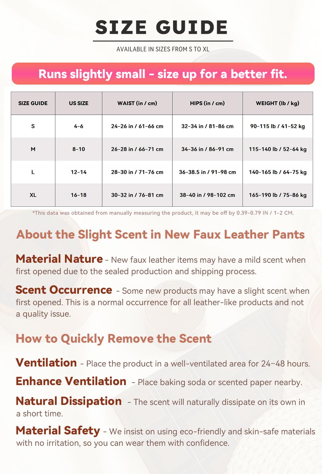 Women's Fleece Stretch Artificial Leather PU Leather Leggings, Skinny leggings, High Waist Fleece Warm Tights Elastic Sports Leather Pants Skinny Pants, Bell-Bottom Trousers, Daily Running Fitness Pants SpringStatements