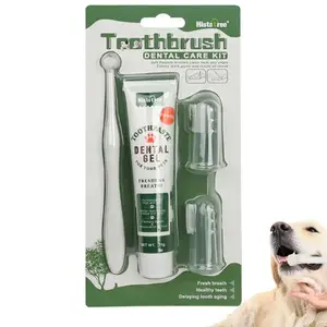Dog Teeth Cleaning Dog Bad Breath Removal Kit Effective Remover Brushes And Toothpaste For Dogs And Cats Dog Supplies