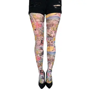 New Multicolored Comics Tights