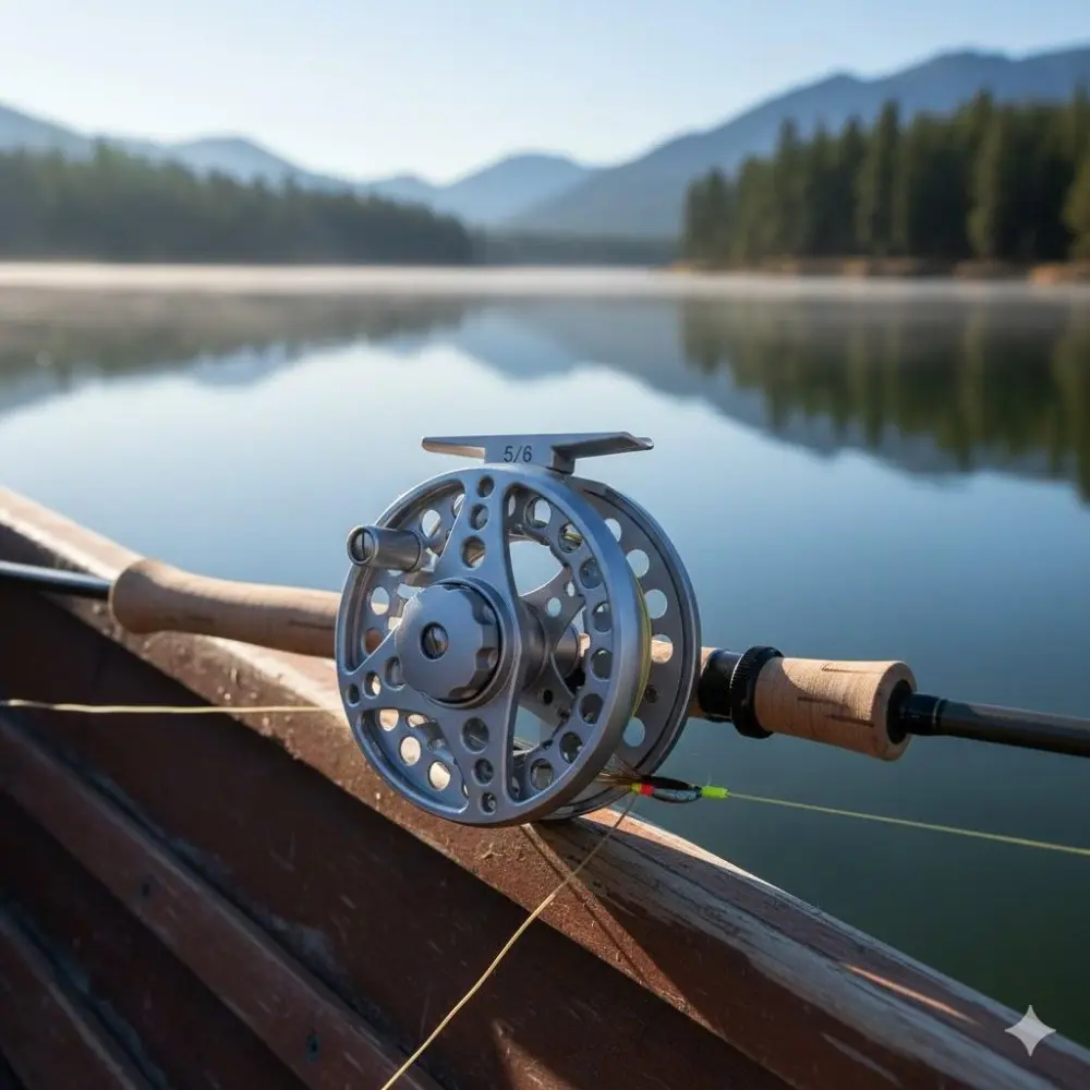 Full Metal Fly Fishing Reel: CNC Precision, Lightweight Aluminum Casting, Magnetic & Centrifugal Dual Brake System, Saltwater & Freshwater Ready for Ice Fishing, Streams, Two Sizes Available, Fishing Tackle, Fishing Supplies