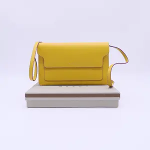 Pre-owned MARNI Leather Shoulder Bags Trunk shoulder bag B22596