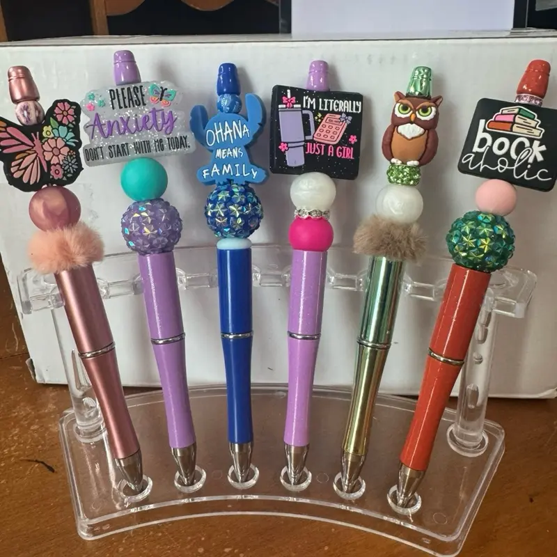 Beaded pens