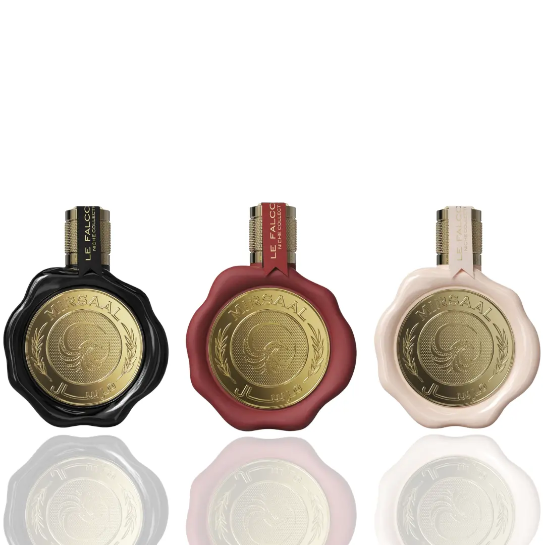 Mirsaal Love Letter + Mirsaal Passion + Mirsaal Valentine -- 100ml perfume bundle by Le Falcone Mirsaal Love Letter + Mirsaal Passion + Mirsaal Valentine -- 100ml perfume bundle by Le Falcone