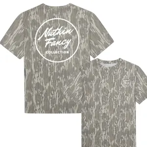Mossy Oak Washed Out NUTHIN FANCY Camo Tee 3D, 3D Camo, Gift for Him, Gift for Dad, Gift for Boyfriend, T Shirt 3D Camo, Style T Shirt 3D Cam