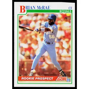 Brian McRae 1991 Score #331 RC Kansas City Royals