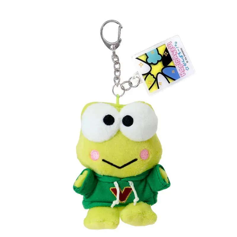 Keroppi Plush Mascot Keychain (All Together Hapidanbui Design Series) Keroppi Plush Mascot Keychain (All Together Hapidanbui Design Series)
