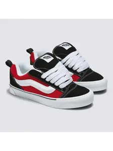 Vans Knu Skool Casual Sneakers Red/True White Unisex Shoes