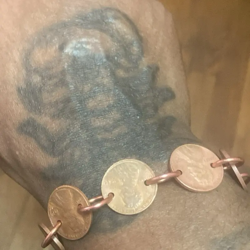 Copper penny bracelets Copper penny bracelets