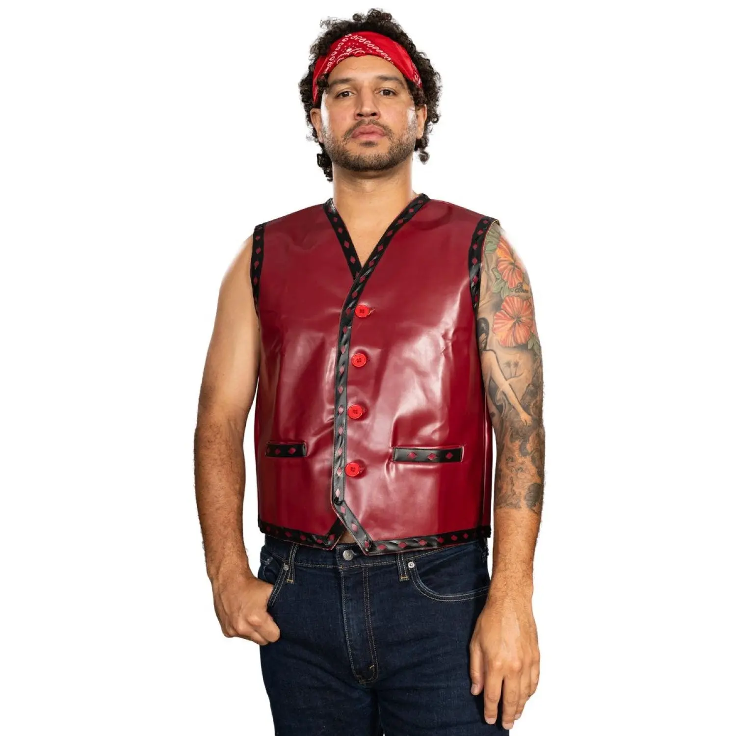 The Warriors Movie Halloween Cosplay Costume Vest and Bandana Set