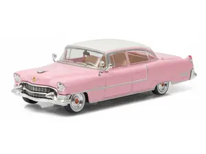 1955 Cadillac Fleetwood Series 60 - Pink Cadillac (Elvis Presley 1935-77) Diecast 1:43 Scale Model - Greenlight 86491