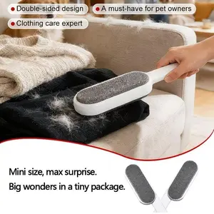 Double-sided electrostatic brush bed sheet de-hairing brush pet hair lint remover brush clothes cashmere coat hair brush