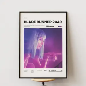 Blade Runner 2049 Poster, Ana de Armas Poster in Blade Runner, Sci-Fi Drama Movie Print, Denis Villeneuve Film Print, Movie Wall Decor