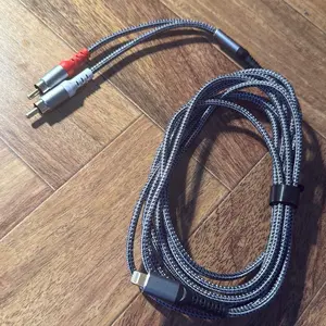 Lightning to RCA Cables - Durable Braided Design for Reliable Connectivity
