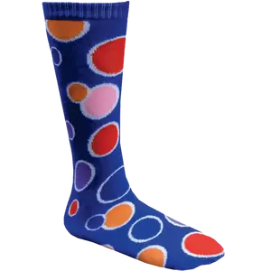 Circle Knee Socks For Adults | Breathable Comfortable Socks - Colorful Fun Costume Accessories for Clown, Christmas, Halloween & Theme Party