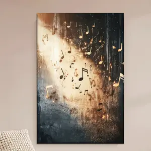 1 Piece Handwritten Style Wall Hanging - Blackboard Style Frameless Abstract Brainstorming Picture, Suitable for Office Cafe Decoration, Birthday, Valentine's Day, Easter Gift