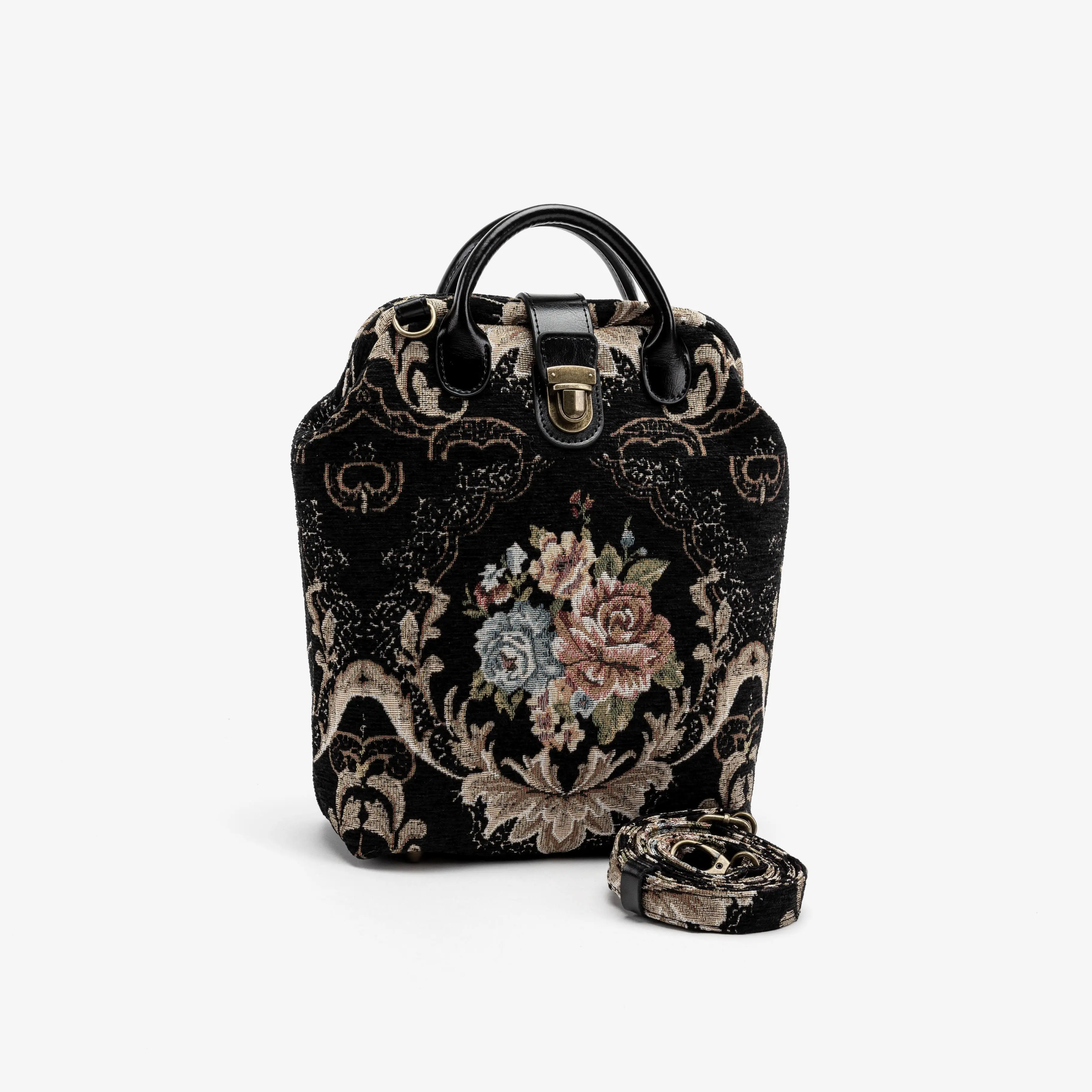 Floral Black Everyday Backpack
