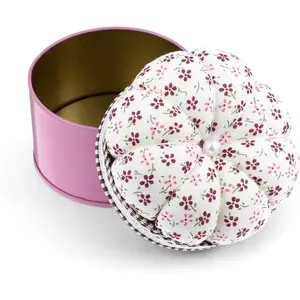 Pumpkin Shaped Pin Cushion  Box, Sewing Pin Cushion Kit Cute Small Pincushion Sewing  Holder with Storage Box for Quilting Needlework DIY Crafts,