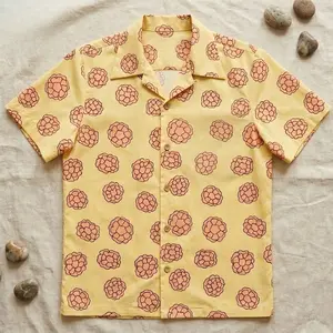 Tashigi All-over Print Short-sleeve Hawaiian Shirt, Season 2 Live Action Summer Beach Tropical Button Down Shirt, Casual Vacation Floral Shirts