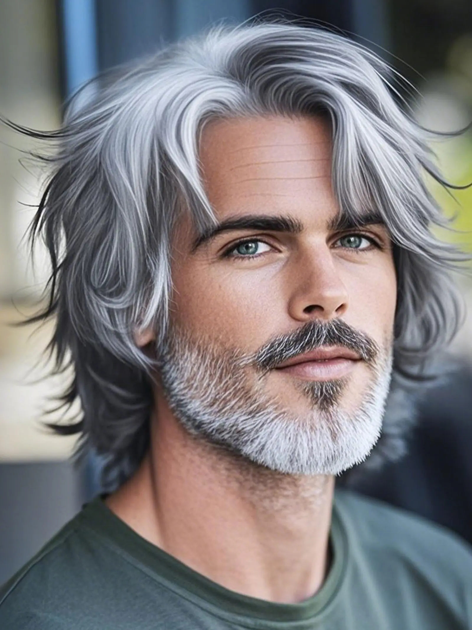 Short Mullet Wig for Men, Synthetic Curly Wigs, Loose Curly Wig, Bouncy Curly Wig, Fluffy Synthetic Wigs, Kinky Curly Wig, Synthetic Soft Wigs, Stylish and Trendy Hair Accessory, Perfect for Casual and Formal Looks, High-Quality Synthetic Fiber
