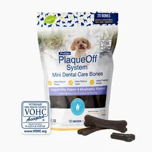 ProDen PlaqueOff Mini Dental Care Bones - Vegetable Fusion & Blueberry Flavor