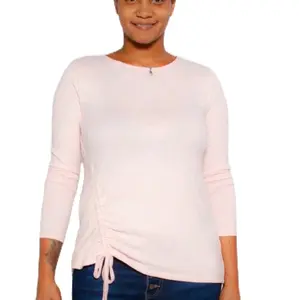 Sweater With Tie At The Side  (  Pink. )  Small - Medium - Large